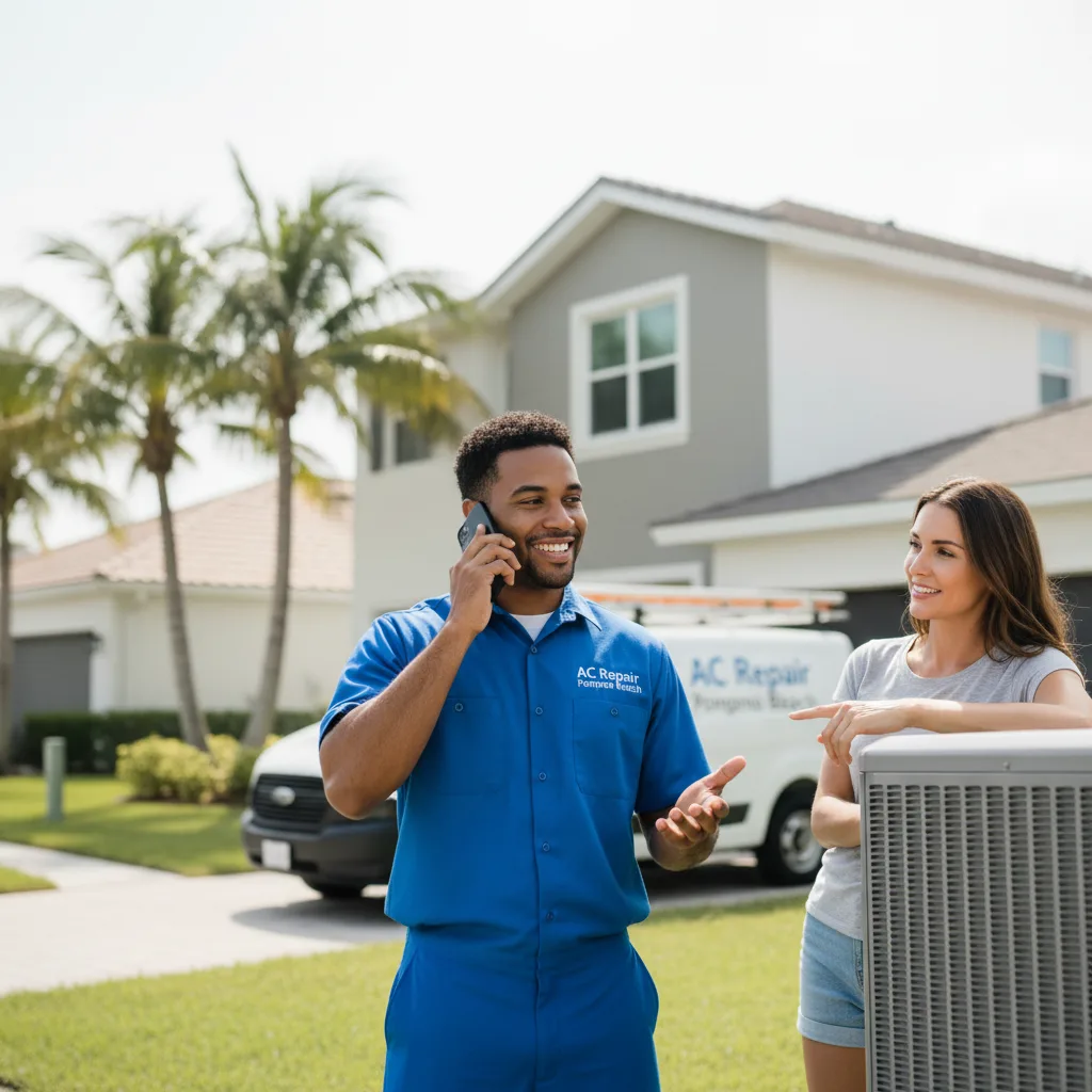 AC Repair Pompano Beach customer support in West Melbourne